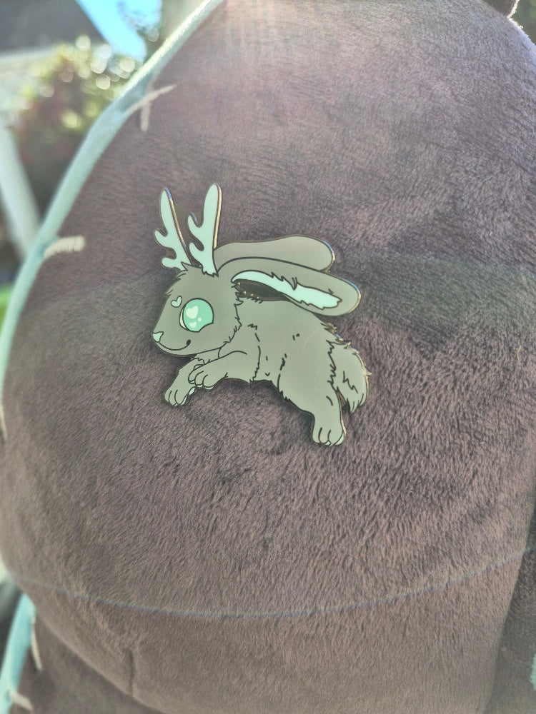 Jackalope Cryptid enamel pin