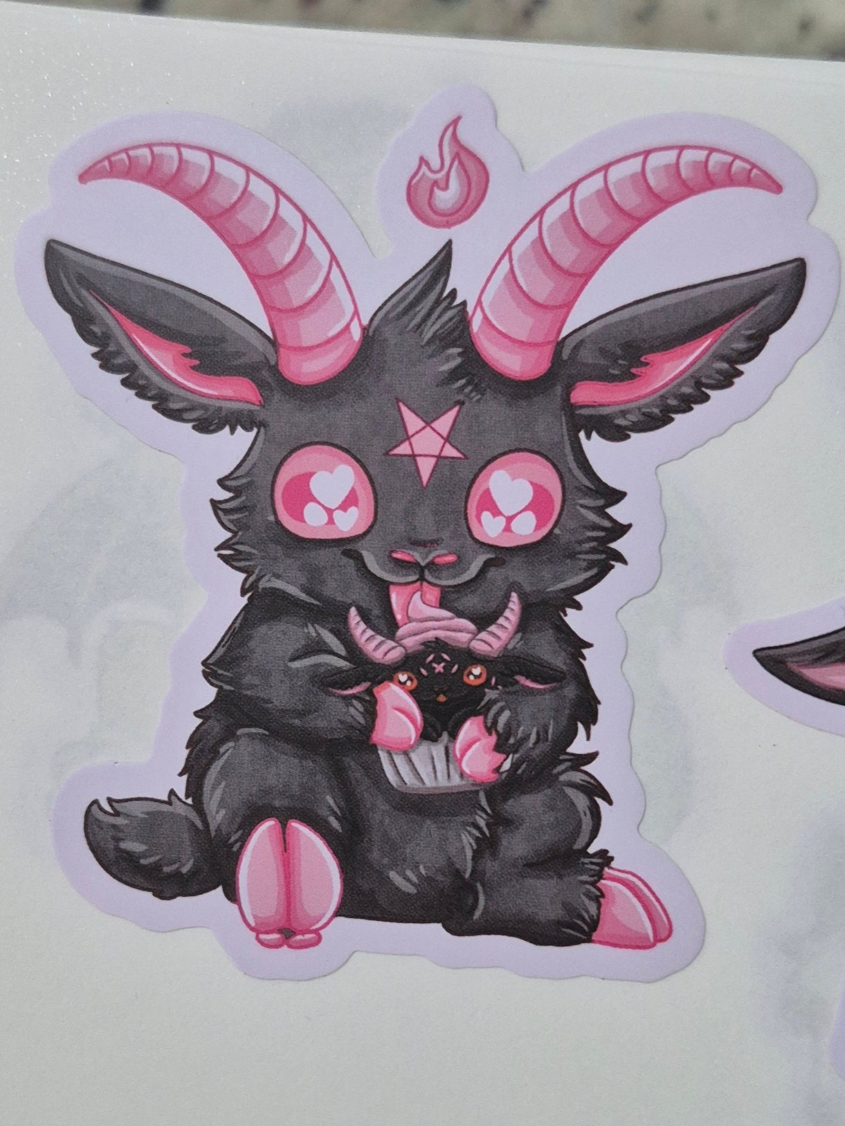 Baphomet Cupcake Sticker