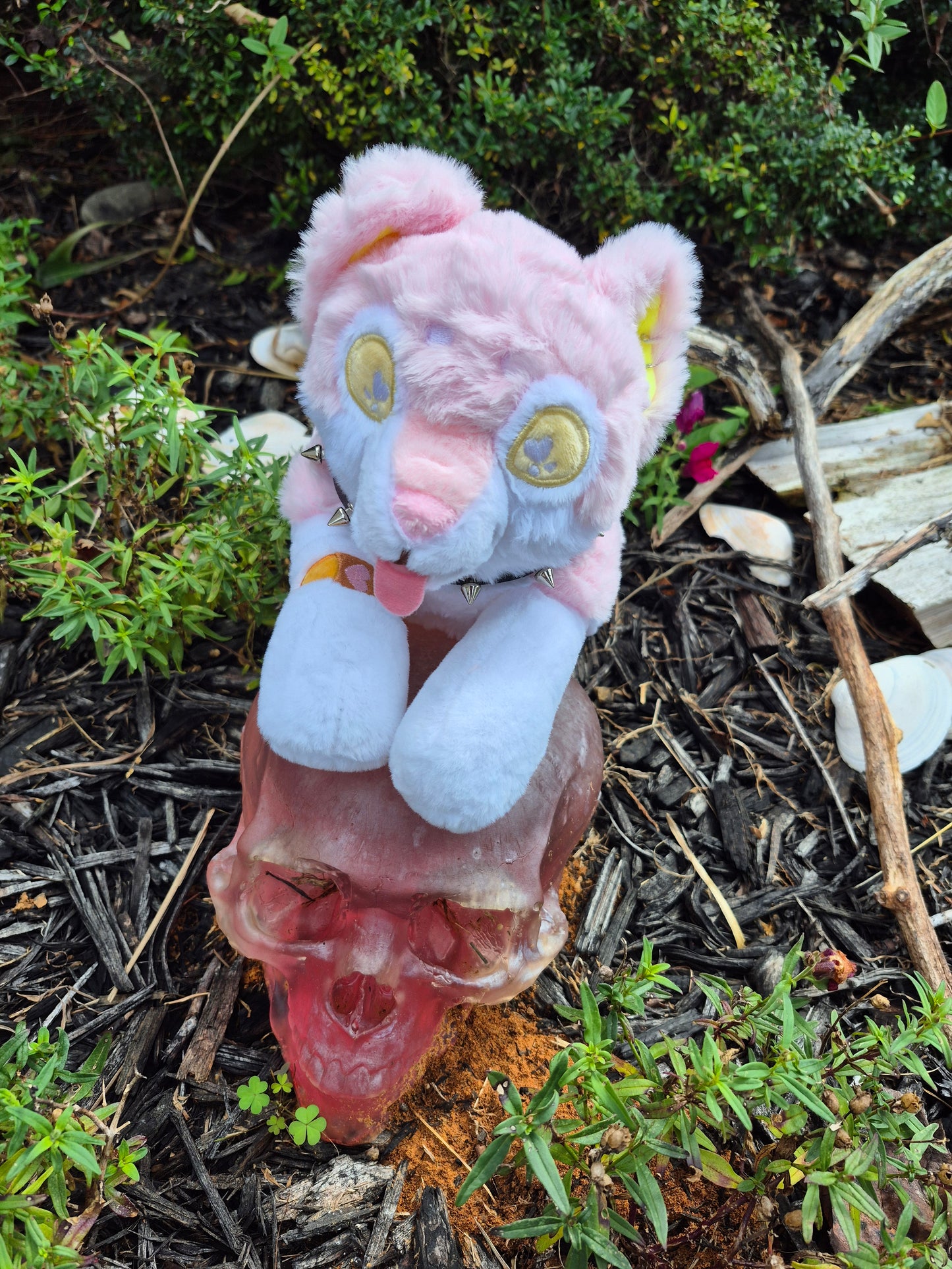 Dire Wolf Pastel Goth Plushie