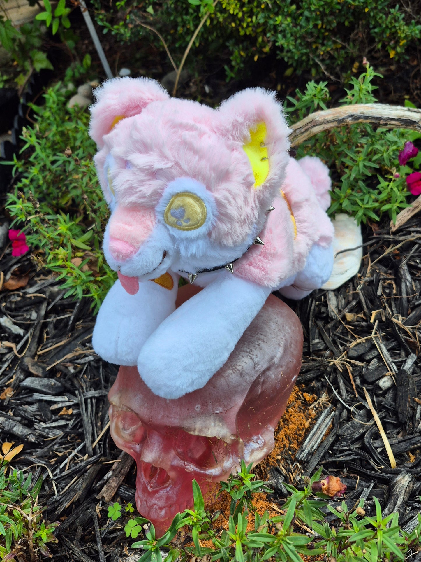 Dire Wolf Pastel Goth Plushie