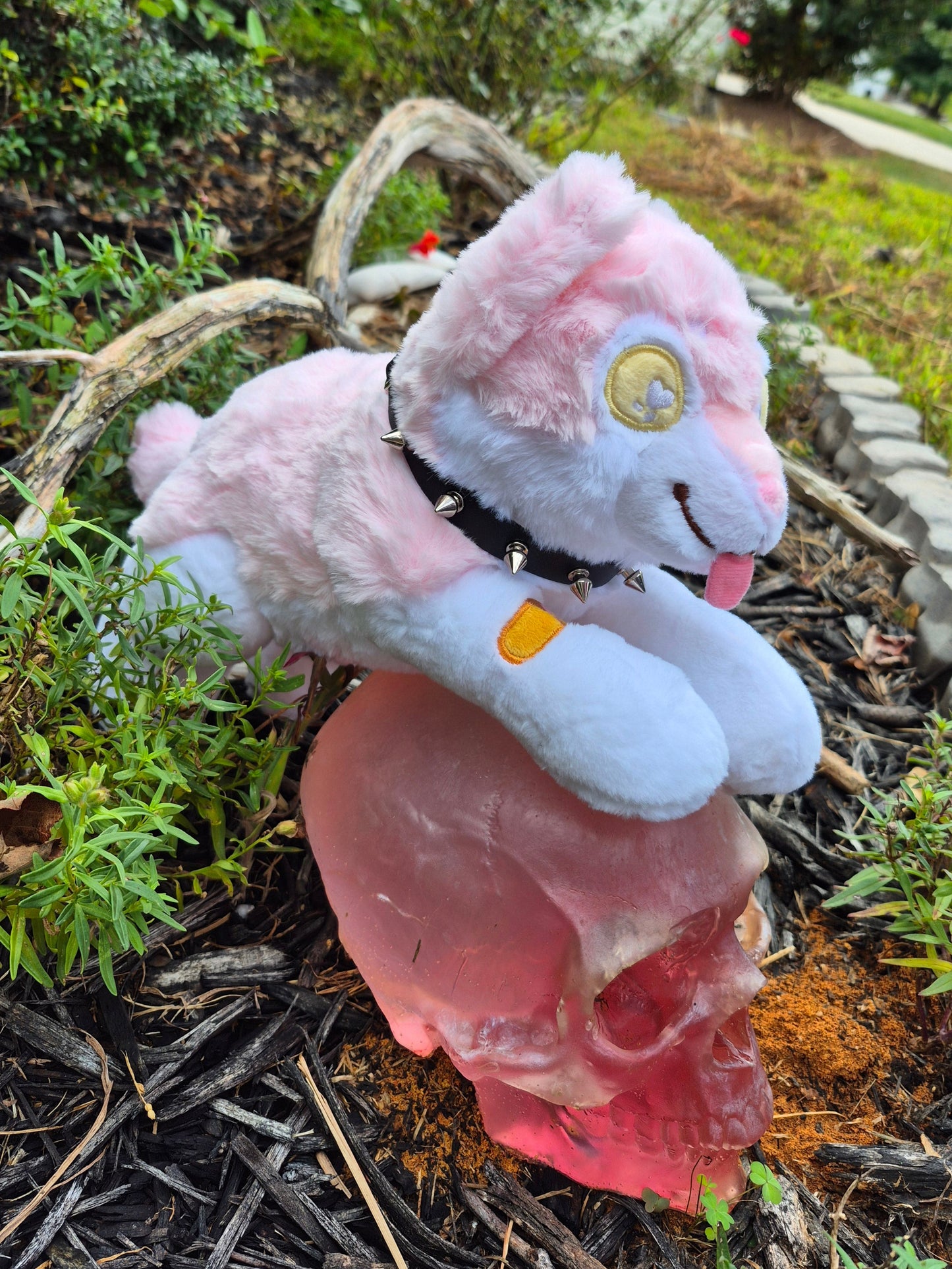 Dire Wolf Pastel Goth Plushie