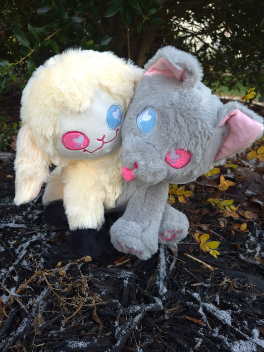 Wolfchops, Howl & Haven Plushie Wolf Lamb