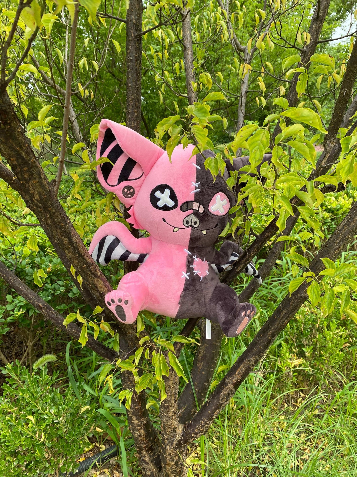 PRORDER--- Rose Reaper Pastel Goth Bat Plushie
