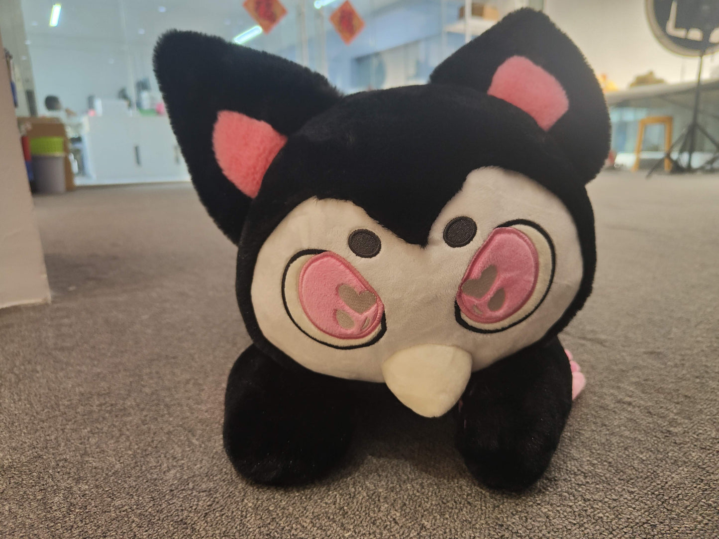 XL Weighted Lunar Owlbear Plushie HUGE
