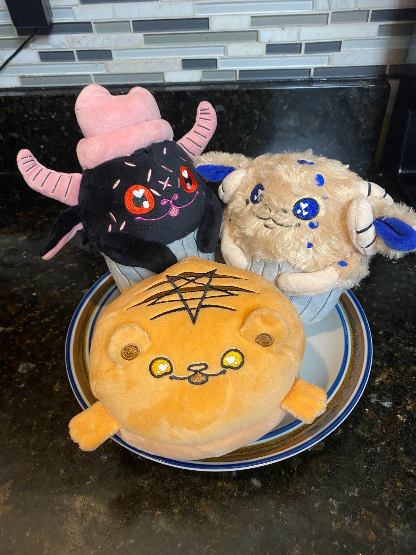 Bread Bear Plushie Demon Bear fresh from the oven!