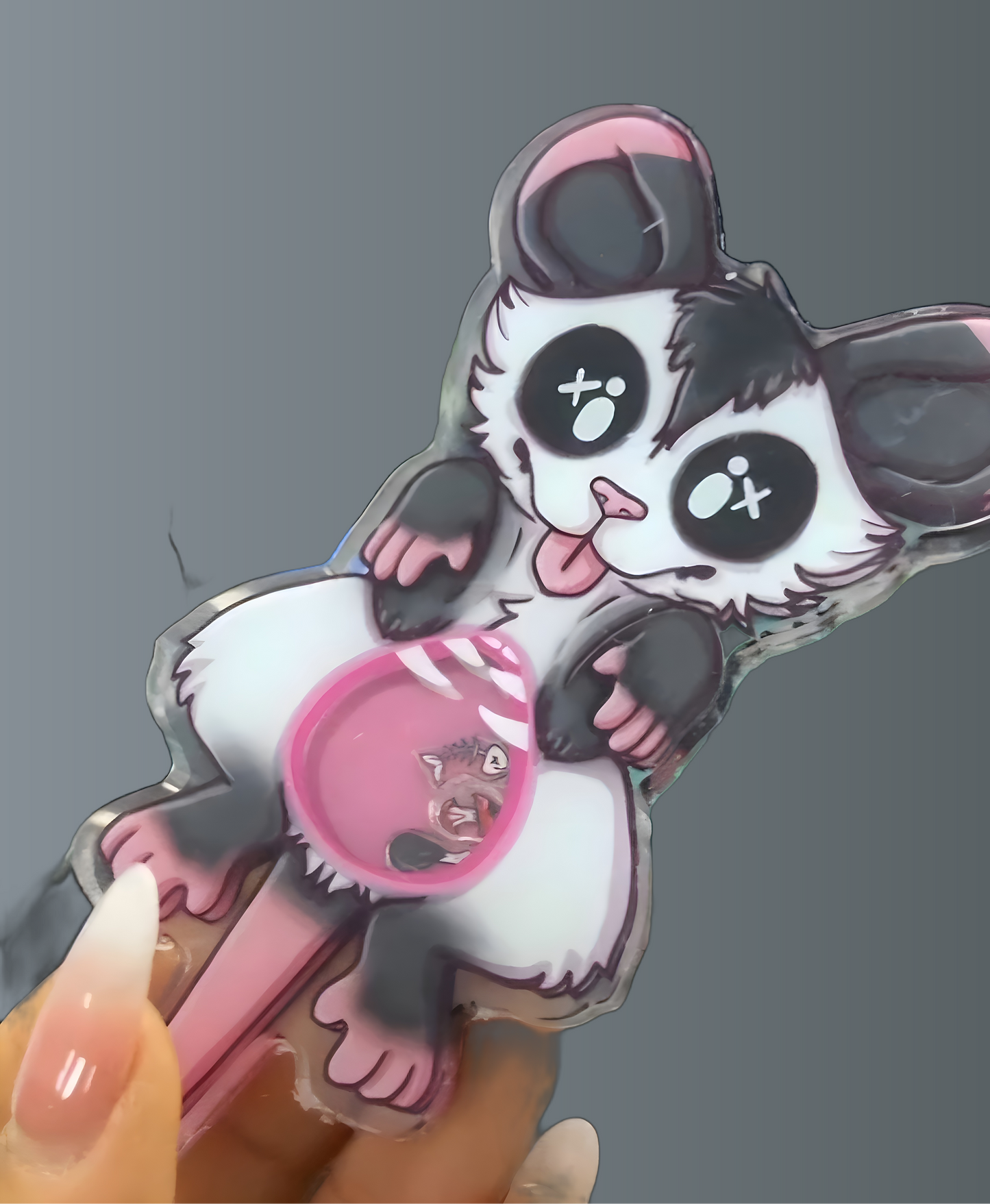 Possum Shaker Keychain -- PREORDER