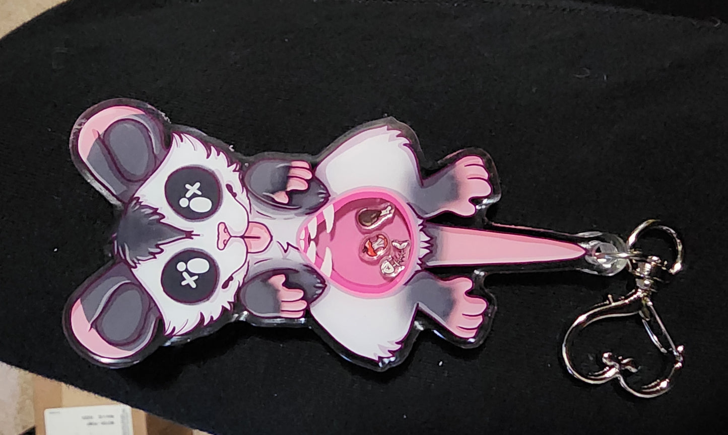Possum Shaker Keychain -- PREORDER