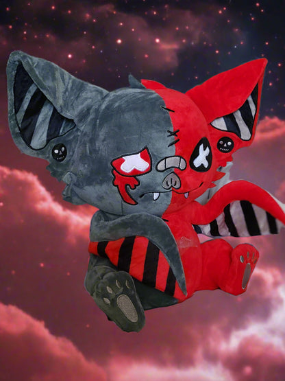 Crimson Two-faced Bat Plushie