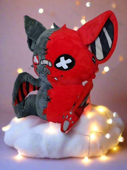 Crimson Two-faced Bat Plushie