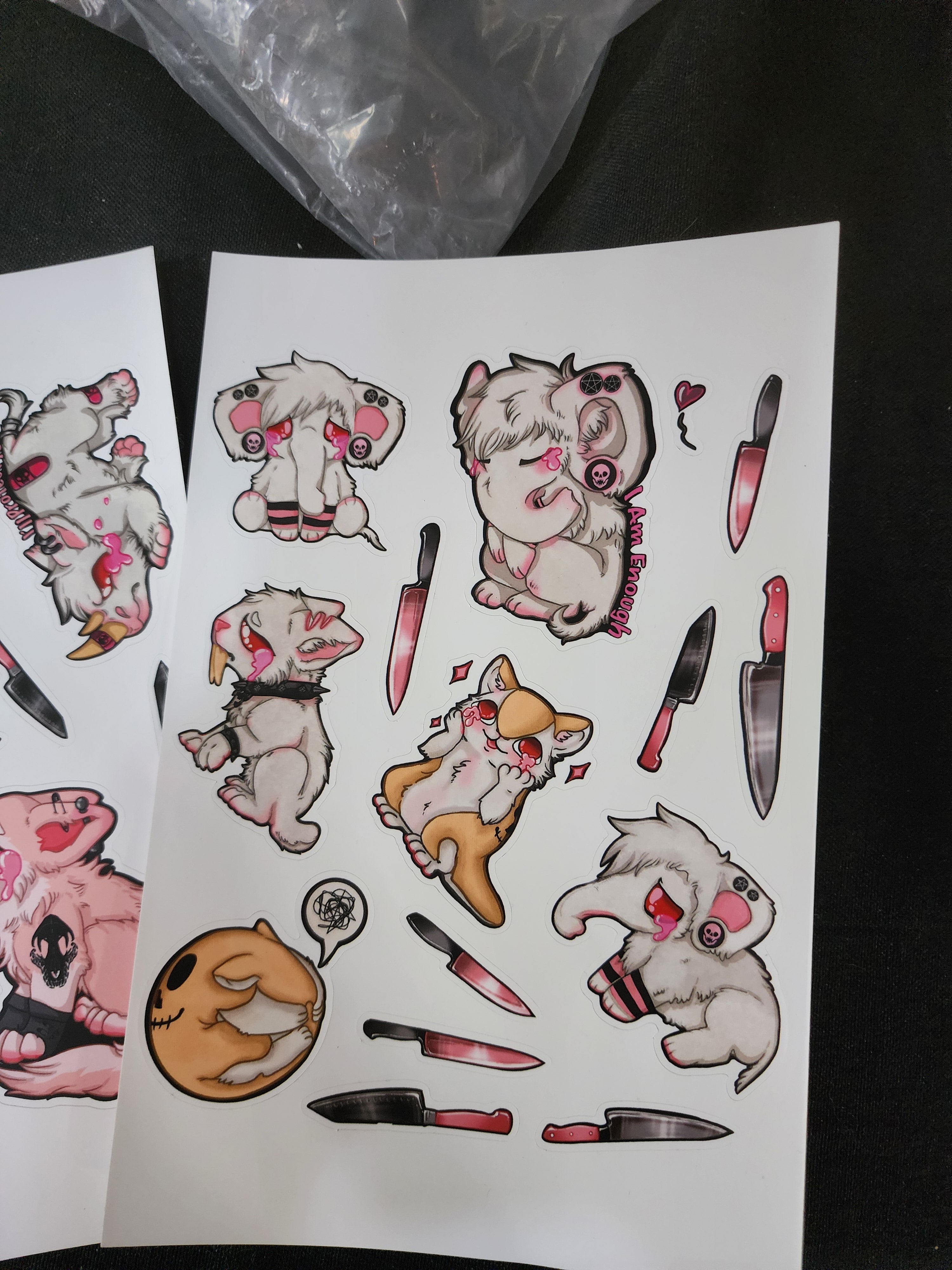 Exticnt Sticker Extinct Mammals sticker sheet Mammoths – Perished Plushies