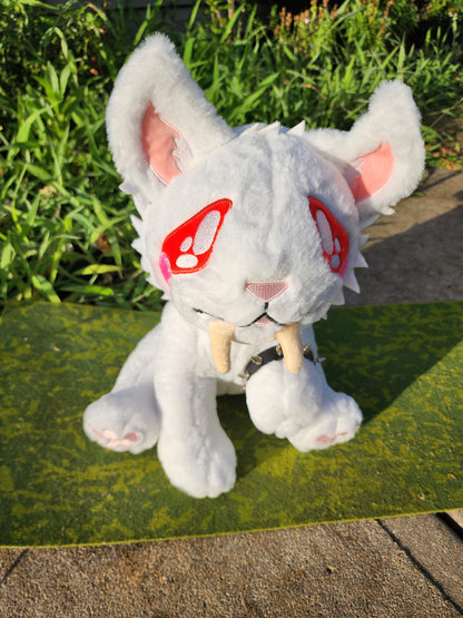 Sabertooth Tiger Pastel Goth Plushie