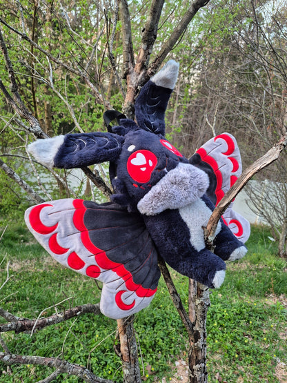 Mothman Plushie backpack