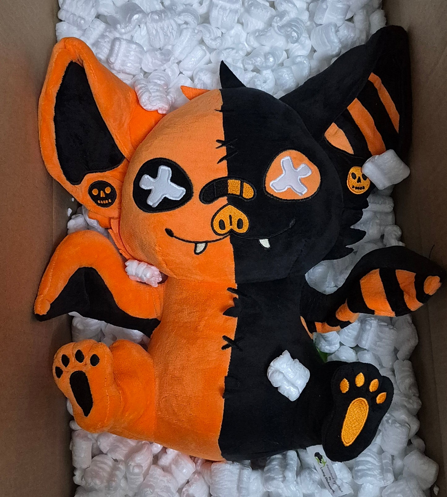 PREORDER ---Midnight Marmalade Pastel Goth Bat Plushie