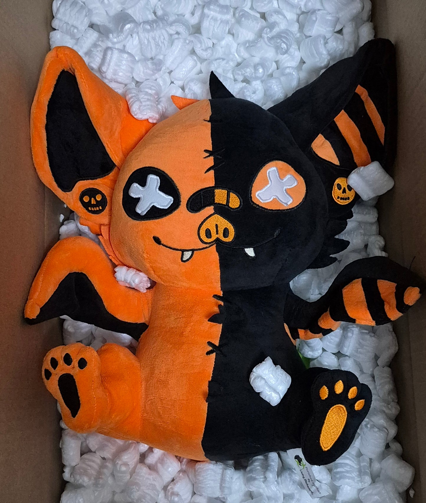 PREORDER ---Midnight Marmalade Pastel Goth Bat Plushie