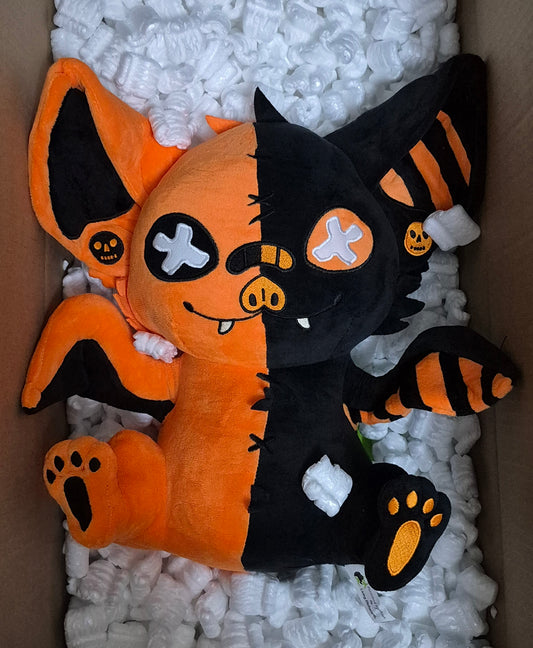 PREORDER ---Midnight Marmalade Pastel Goth Bat Plushie