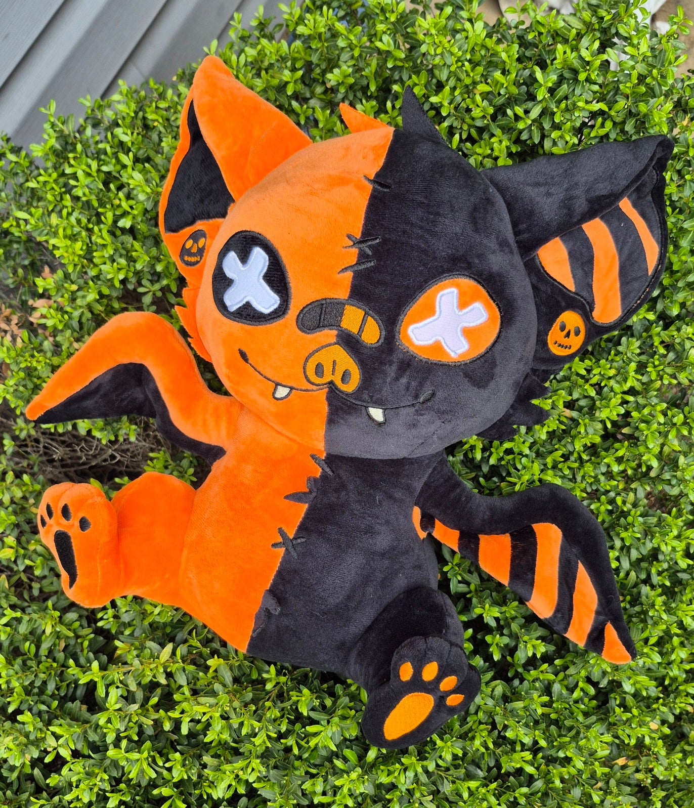PREORDER ---Midnight Marmalade Pastel Goth Bat Plushie