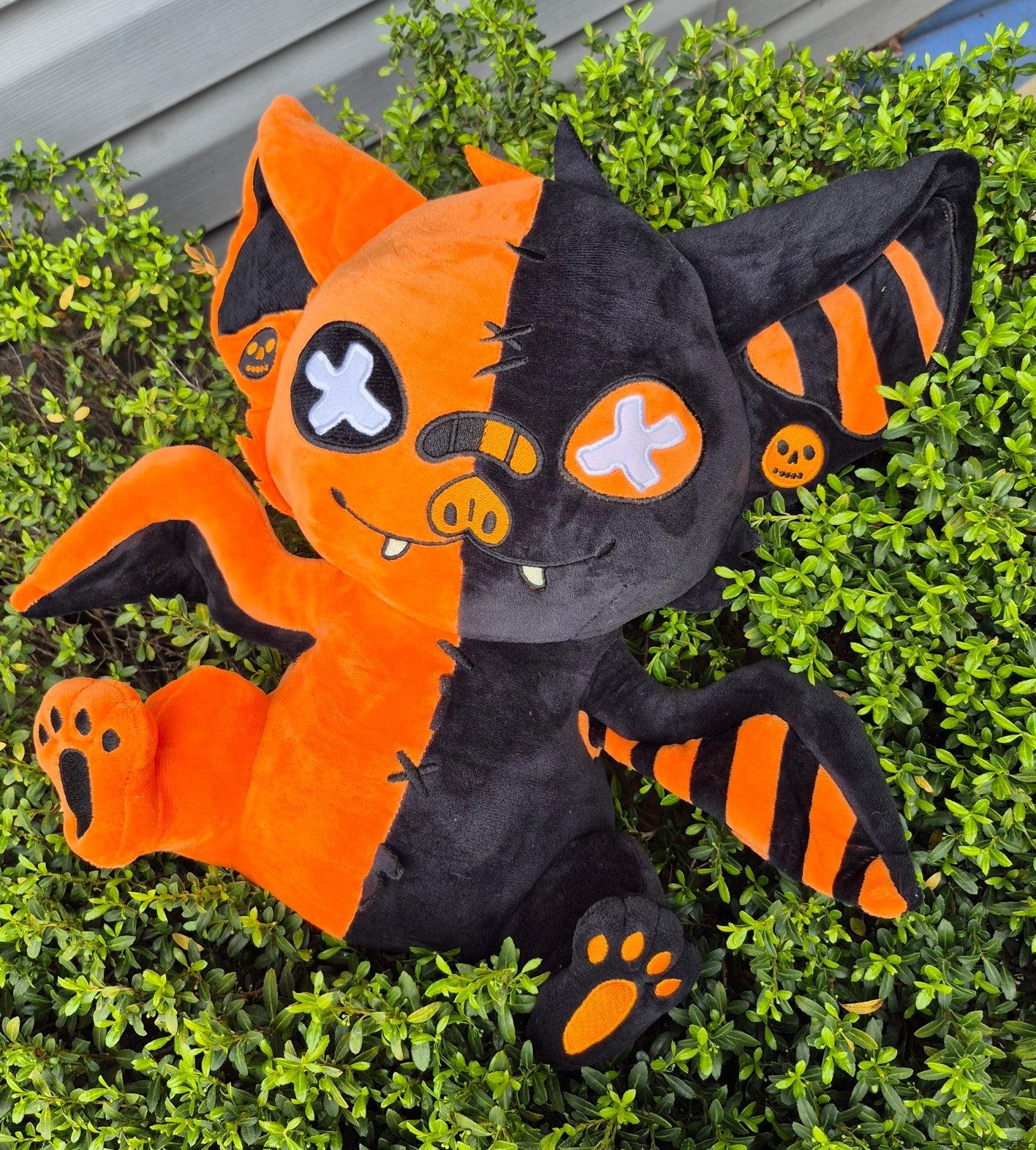 PREORDER ---Midnight Marmalade Pastel Goth Bat Plushie