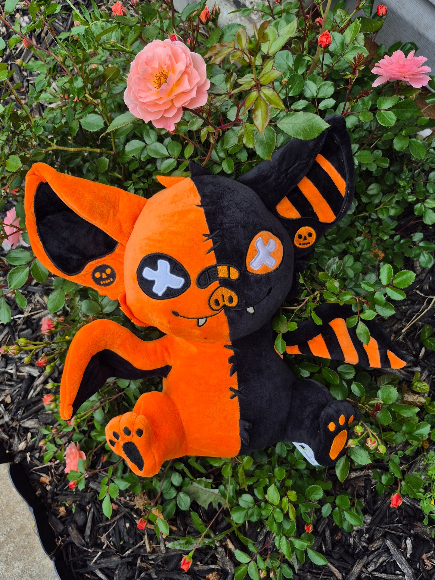 PREORDER ---Midnight Marmalade Pastel Goth Bat Plushie