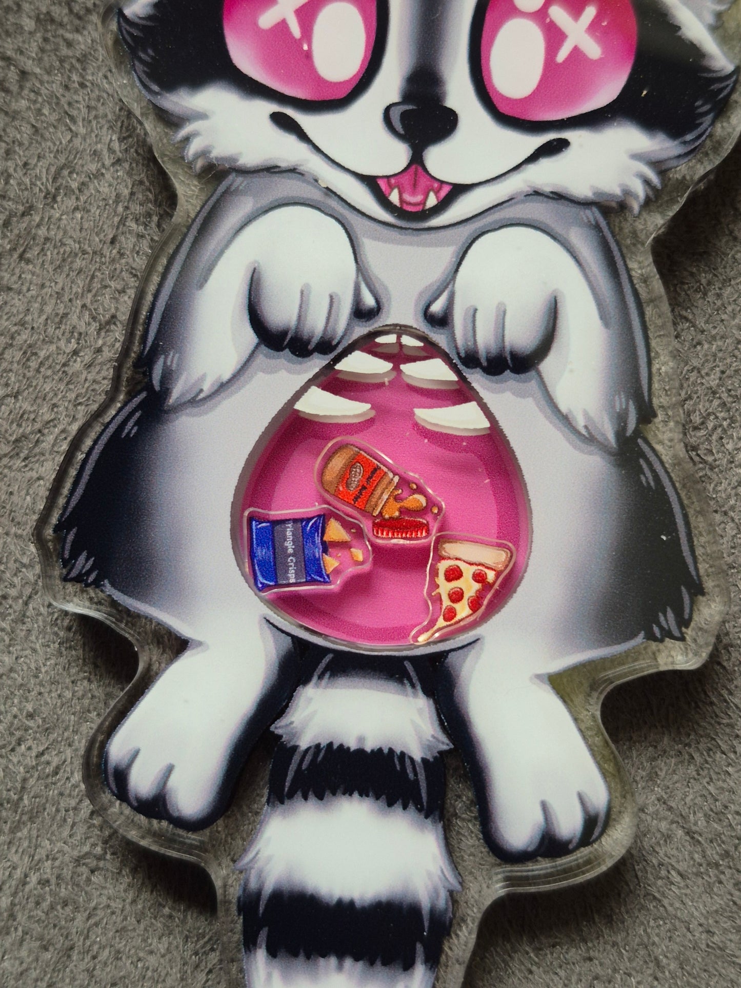 Coyote, Raccoon, Red Fox Shaker Keychain