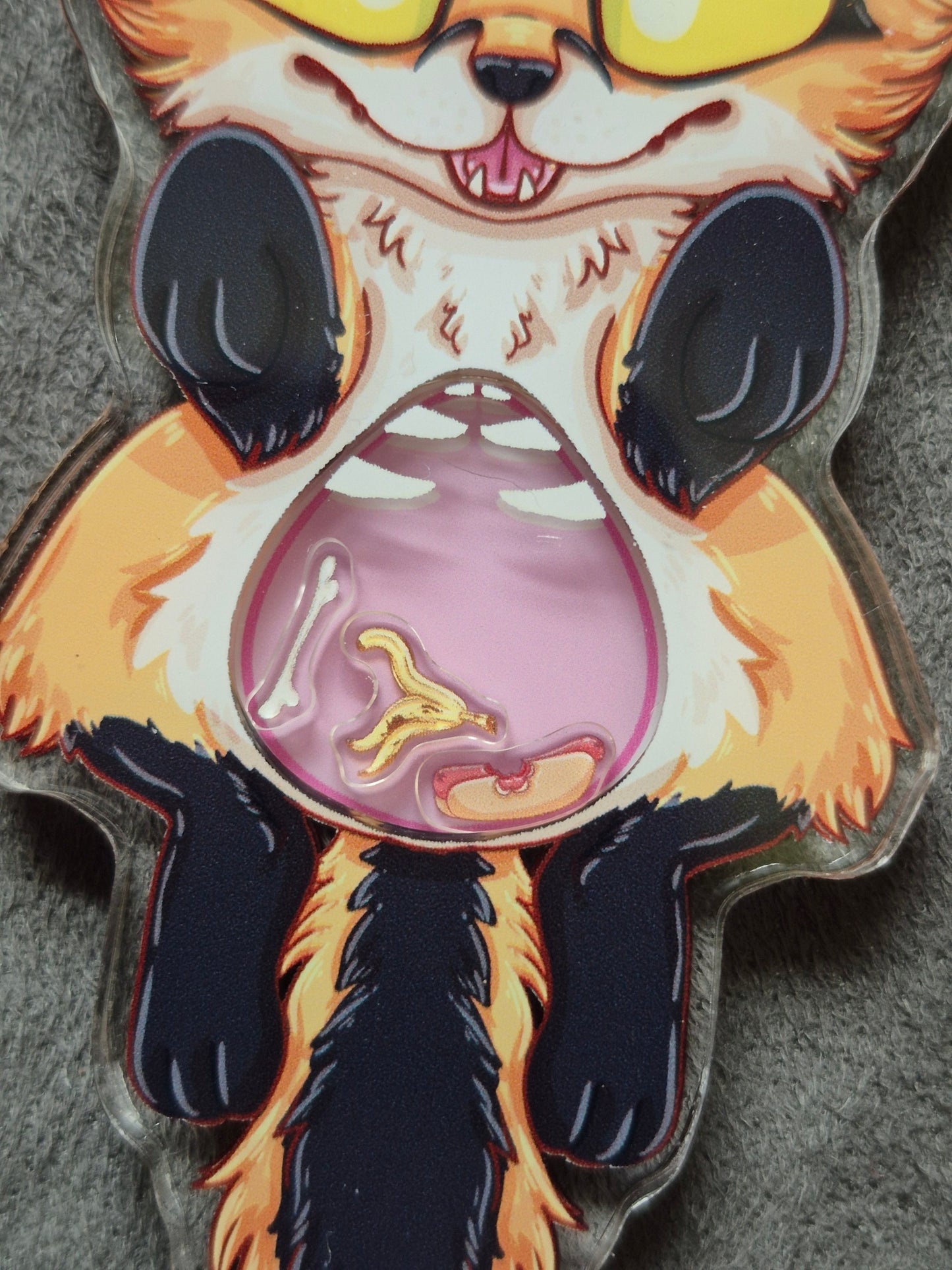 Coyote, Raccoon, Red Fox Shaker Keychain