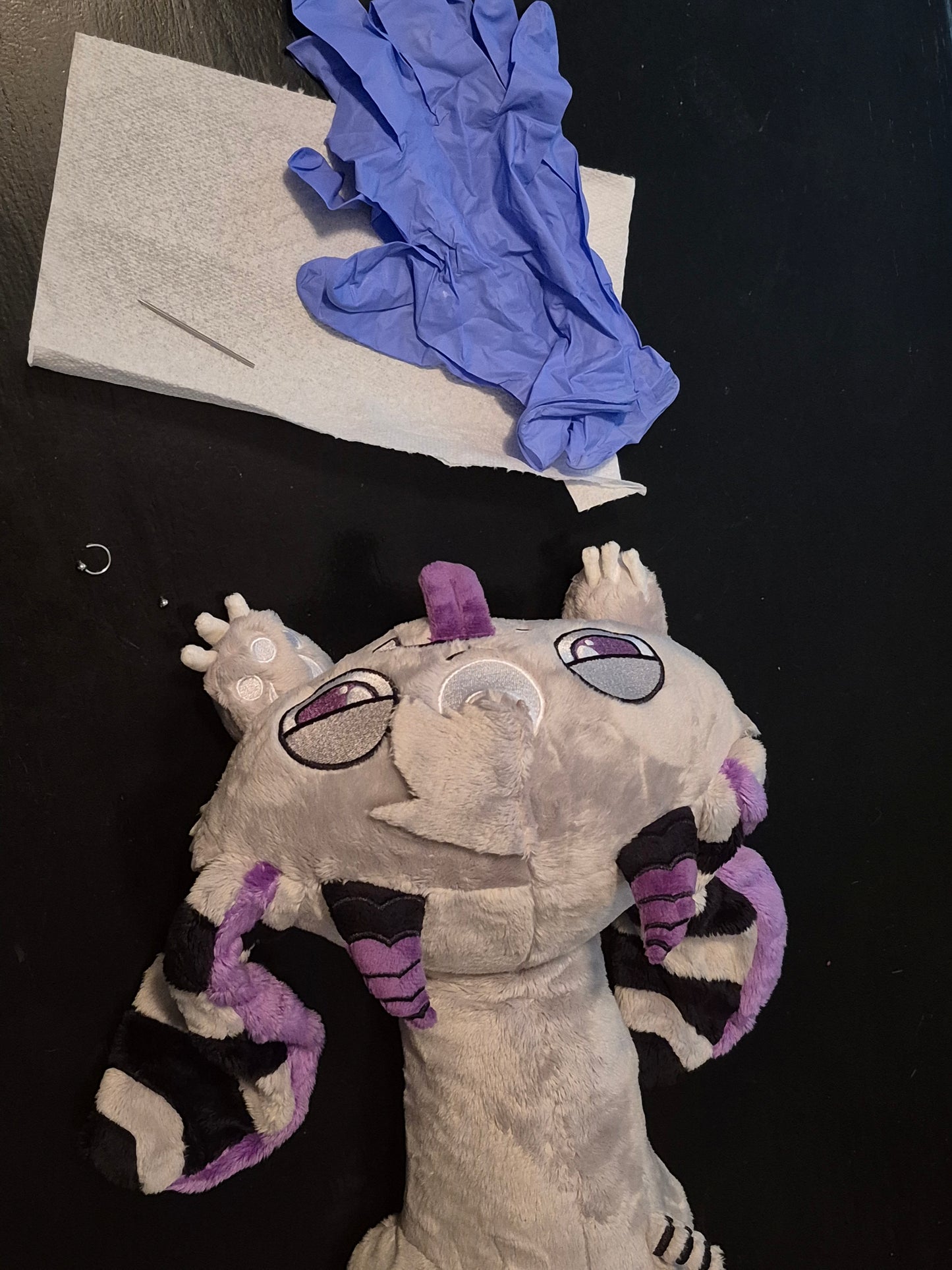 Plushie piercing accessory