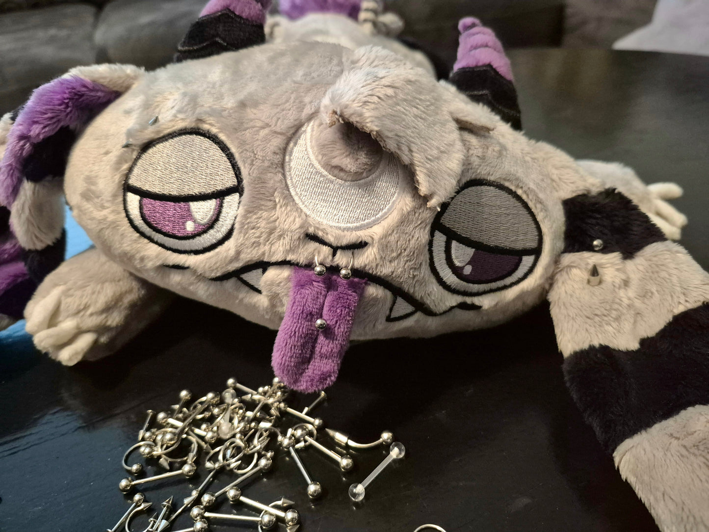 Plushie piercing accessory