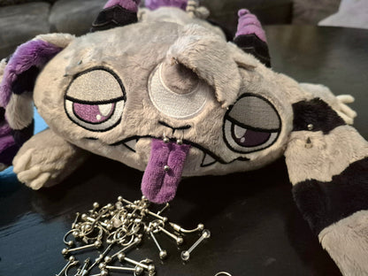 Plushie piercing accessory