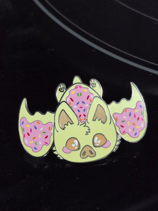 Cookie Bat Pastel Goth enamel pin