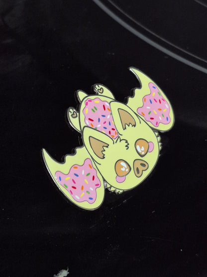 Cookie Bat Pastel Goth enamel pin