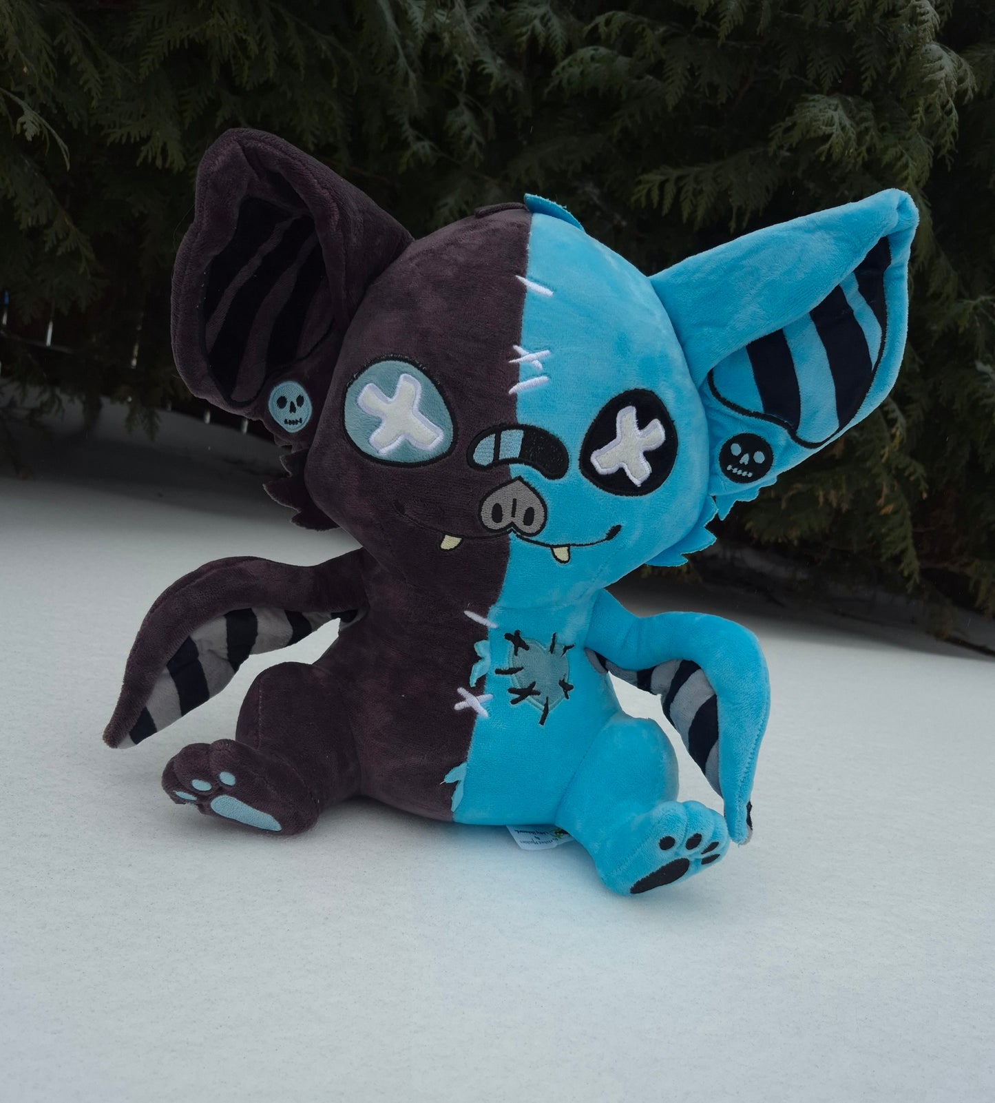 Sweet Cyanide Pastel Goth Bat Plushie