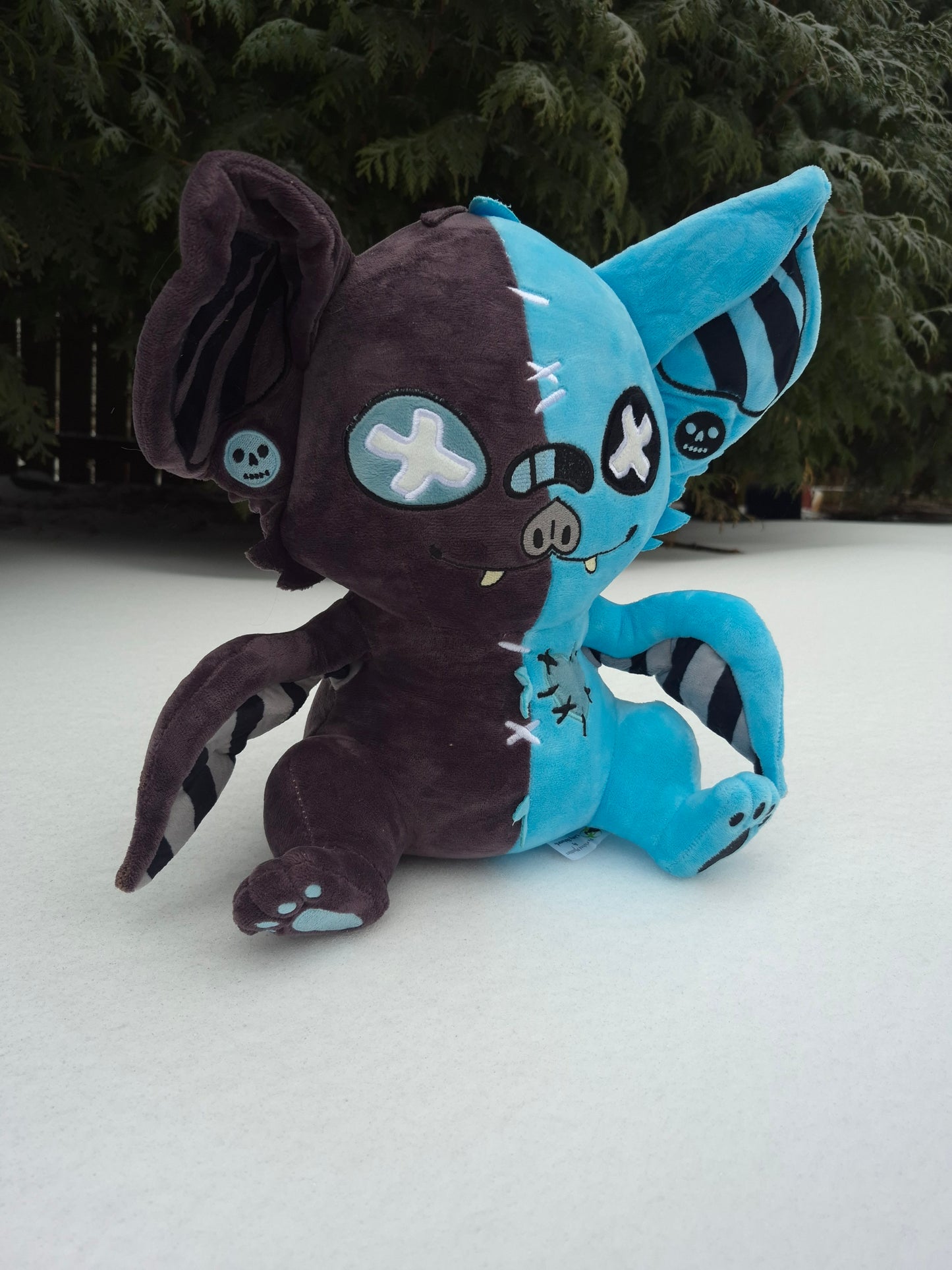 Sweet Cyanide Pastel Goth Bat Plushie