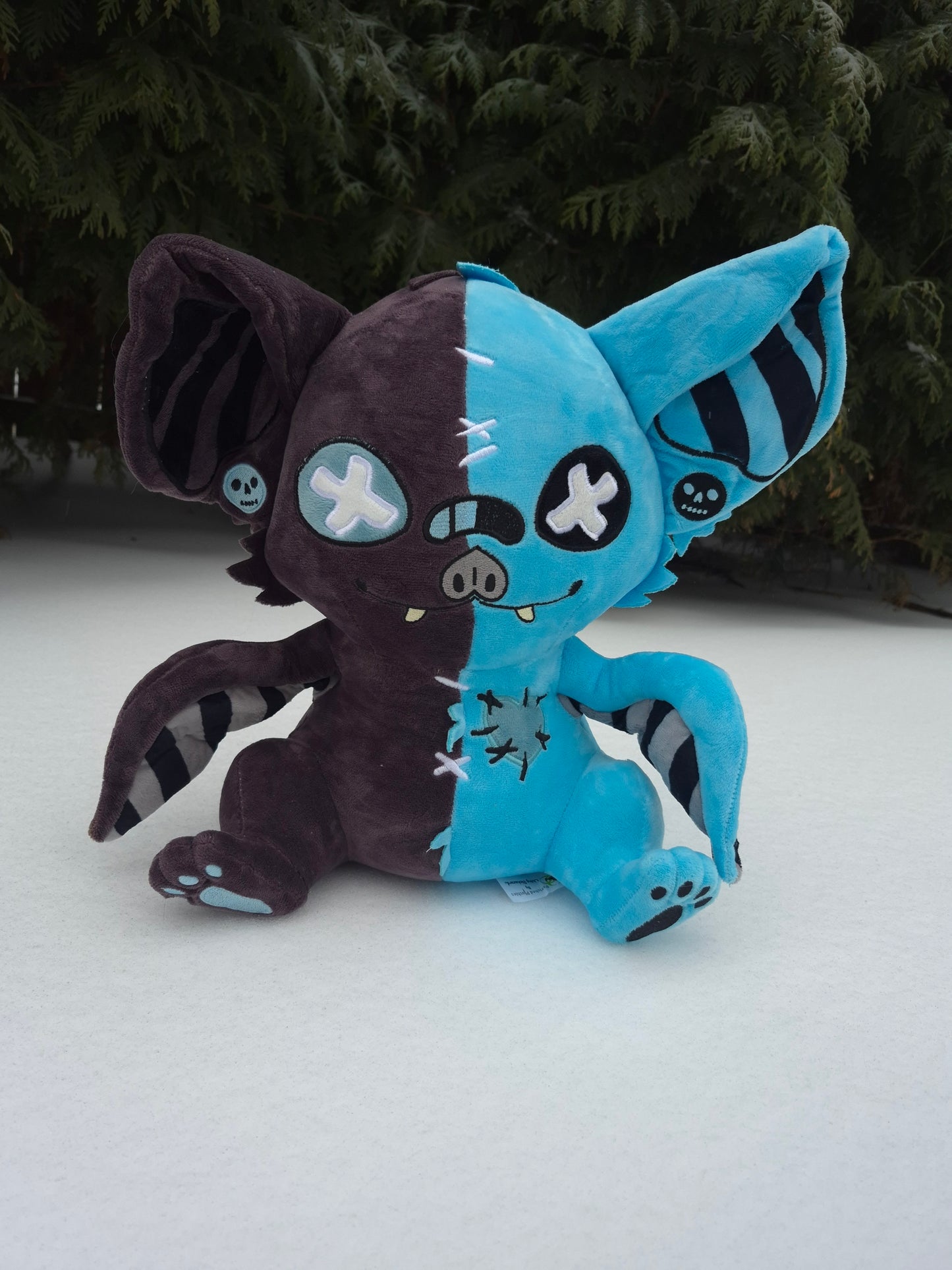 Sweet Cyanide Pastel Goth Bat Plushie