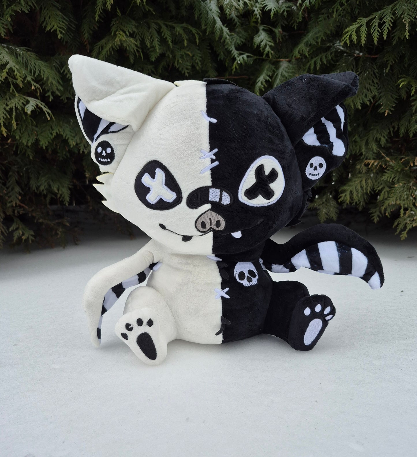 Anthrax Pastel Goth Bat Plushie