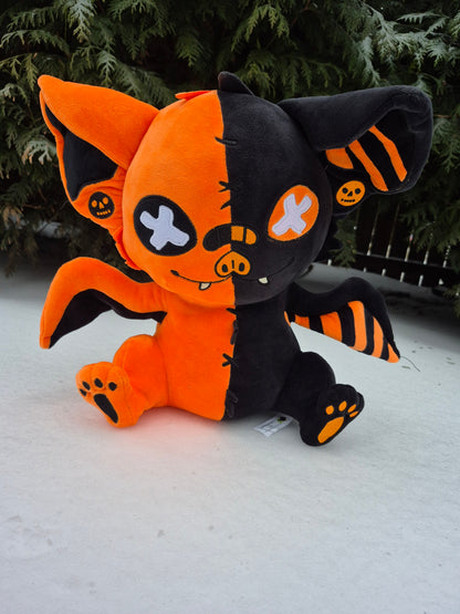 Midnight Marmalade Pastel Goth Bat Plushie