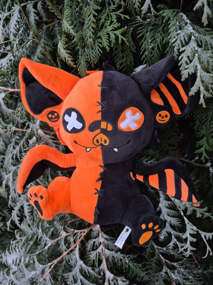 Midnight Marmalade Pastel Goth Bat Plushie