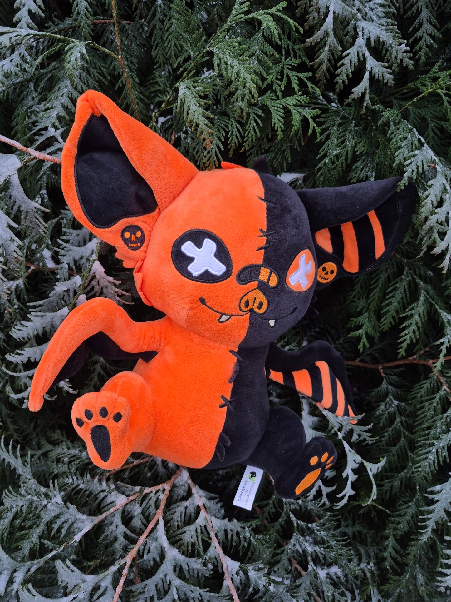 Midnight Marmalade Pastel Goth Bat Plushie