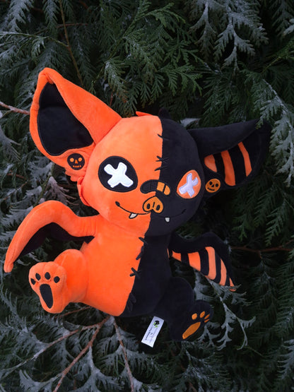 Midnight Marmalade Pastel Goth Bat Plushie