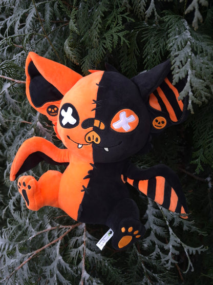Midnight Marmalade Pastel Goth Bat Plushie