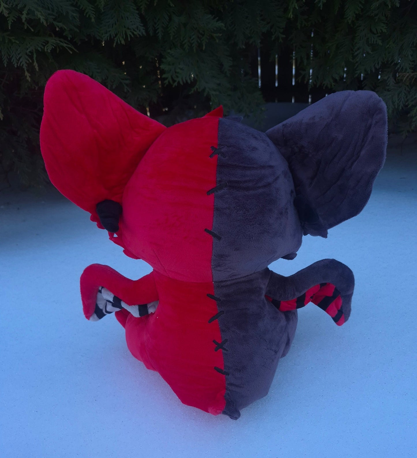 Crimson Two-faced Bat Plushie