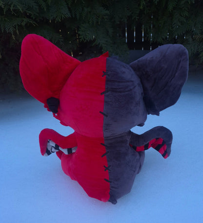 Crimson Two-faced Bat Plushie