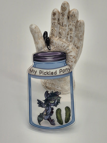 My Pickled Pony MLP Shaker Keychain Satire