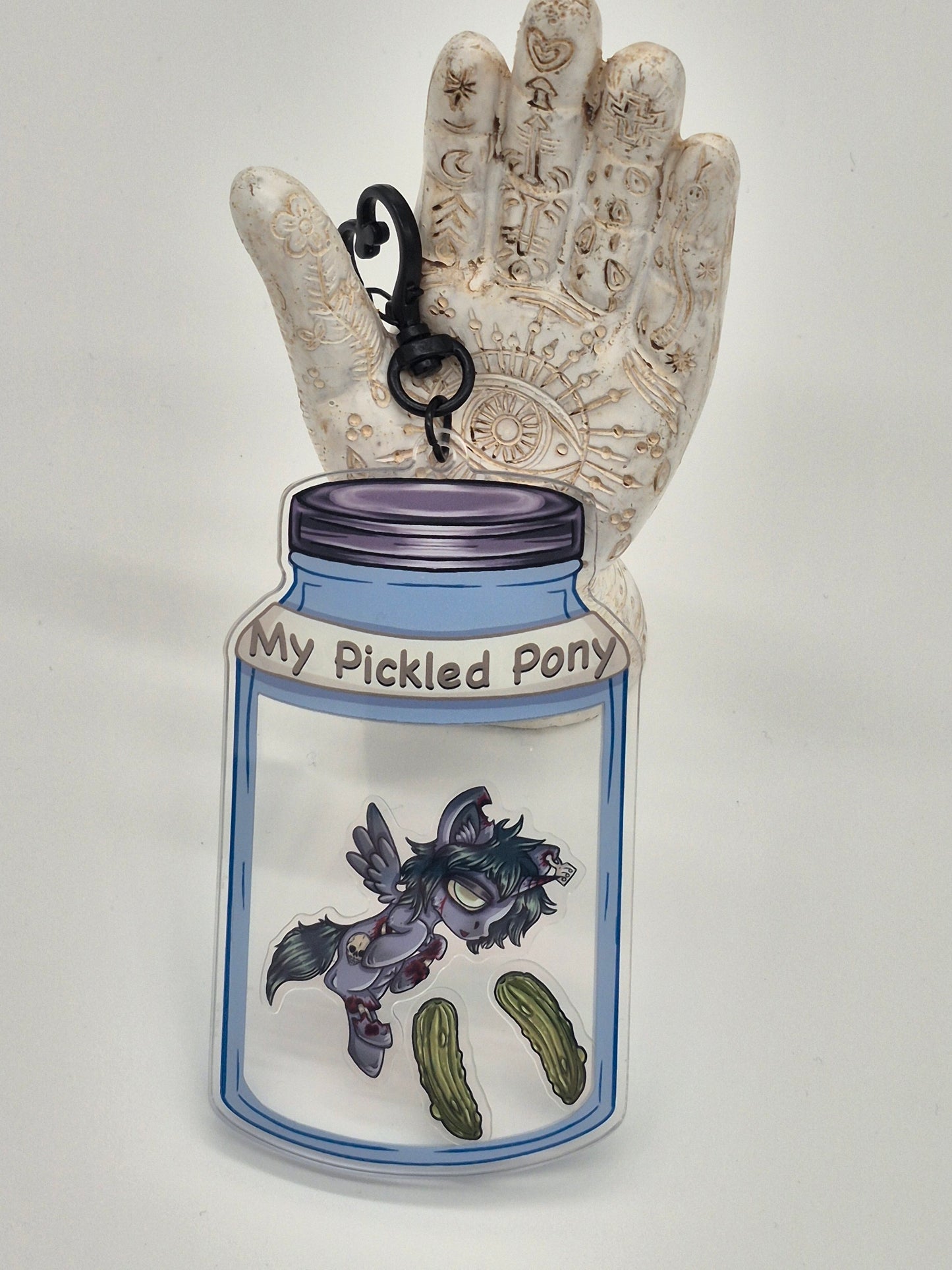 My Pickled Pony MLP Shaker Keychain Satire
