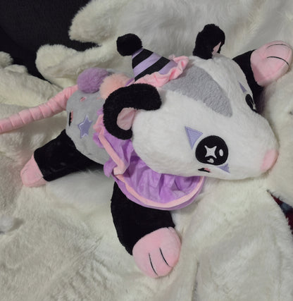 weighted clown possum plush toy high quality
pastel goth
