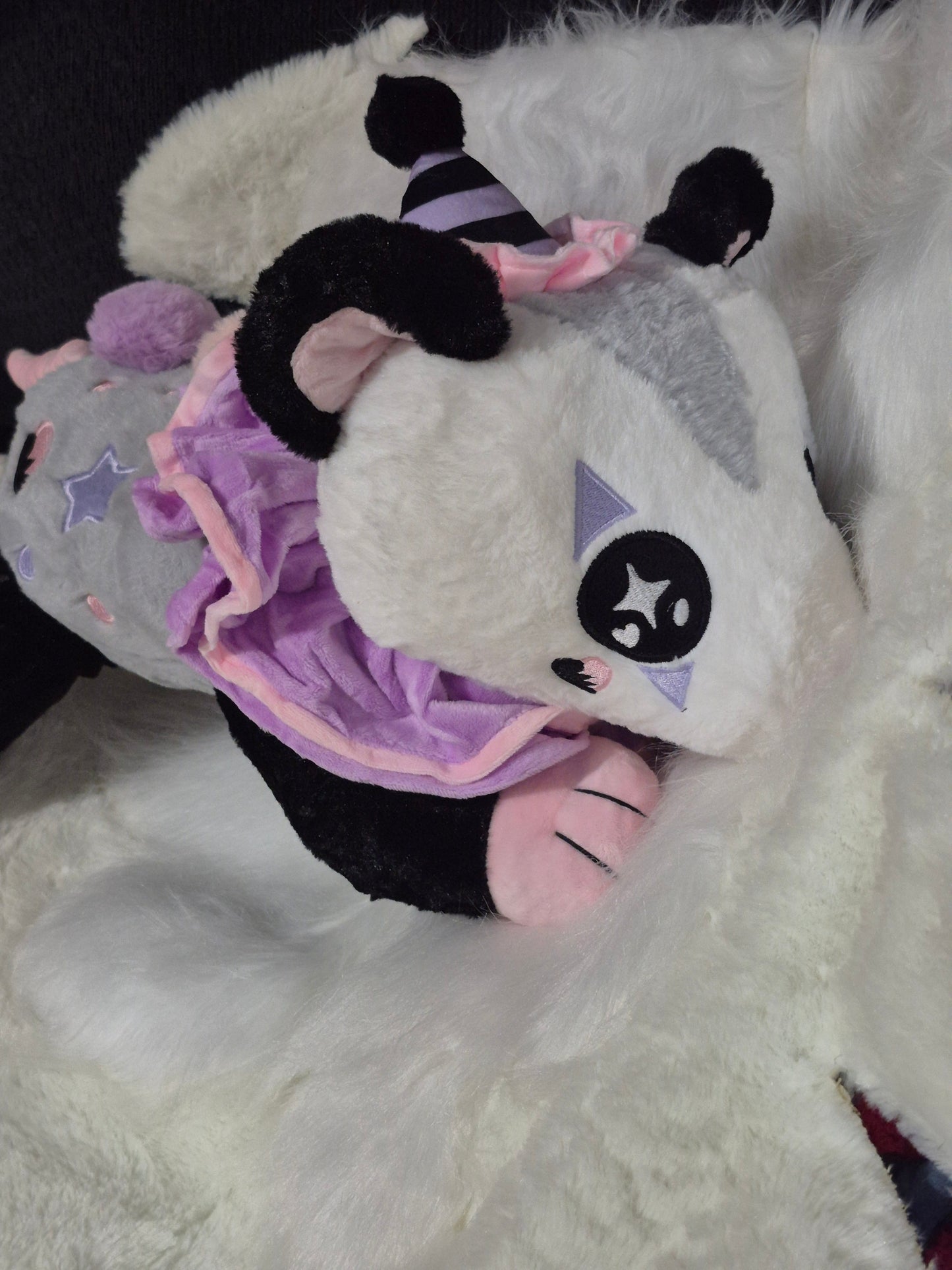 Poppet Weighted Clown Possum Plushie