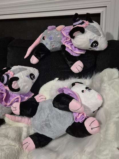 Poppet Weighted Clown Possum Plushie
