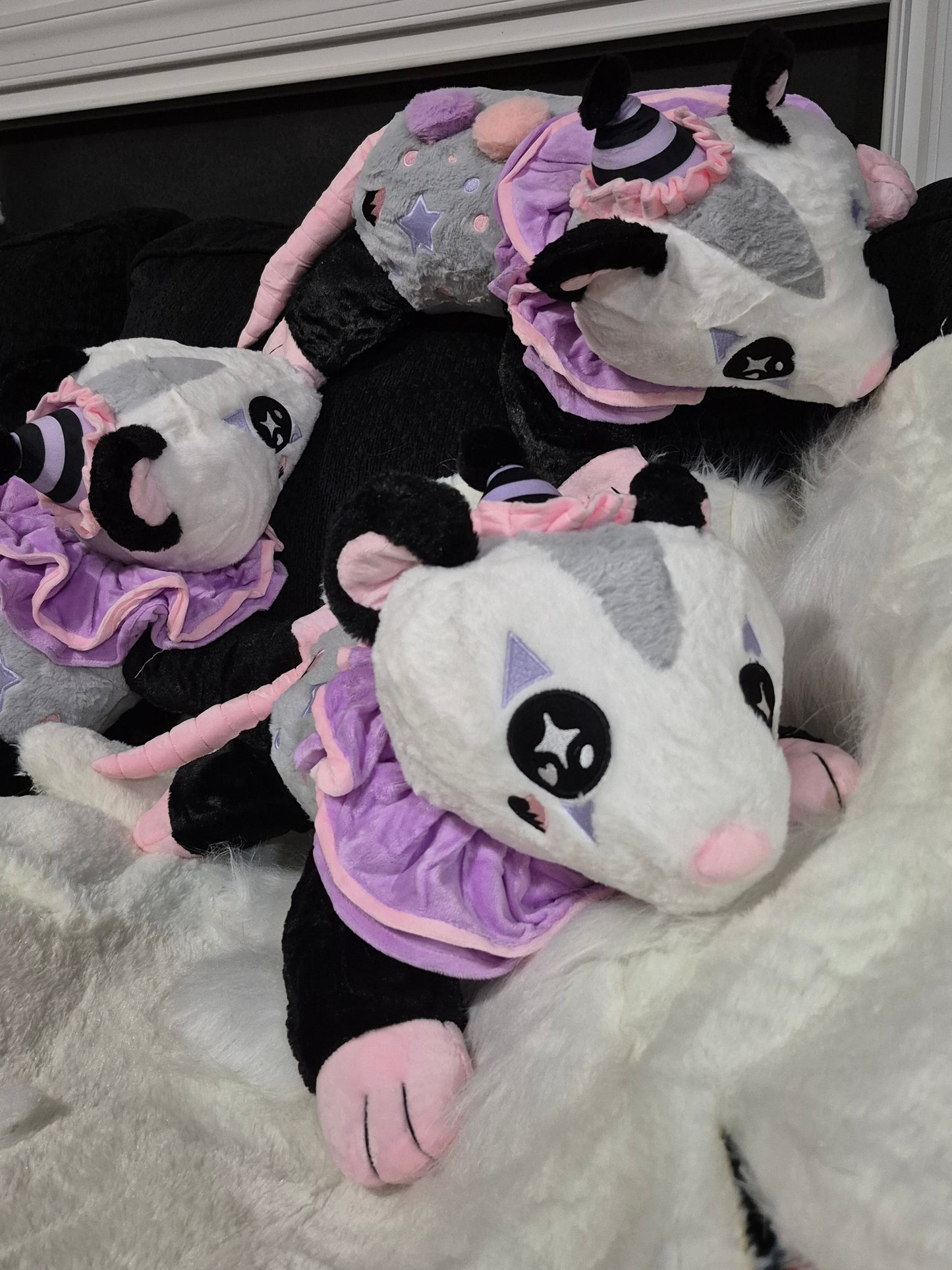 Poppet Weighted Clown Possum Plushie