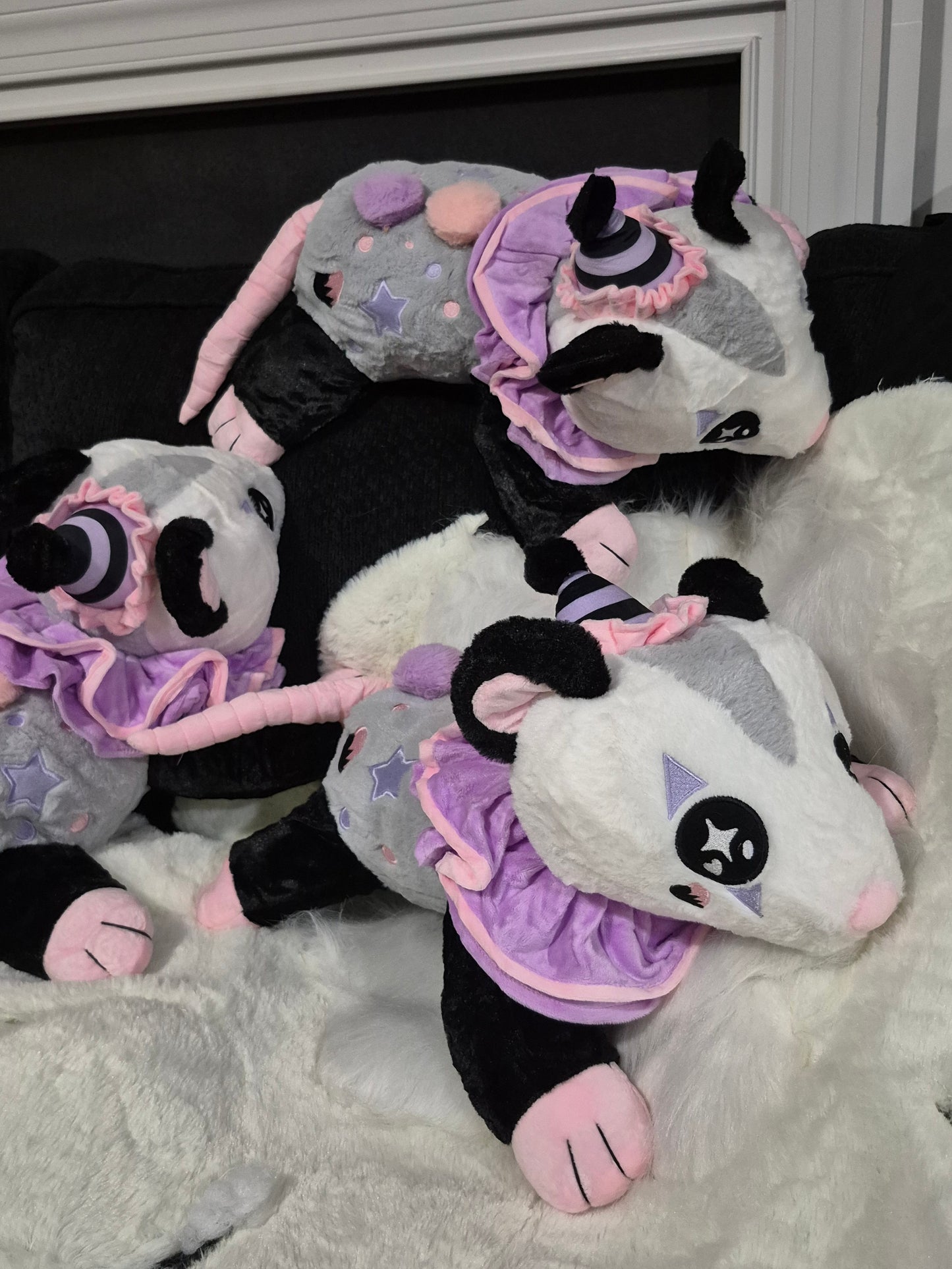 Poppet Weighted Clown Possum Plushie