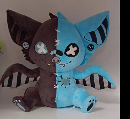 Sweet Cyanide Pastel Goth Bat Plushie -- PREORDER