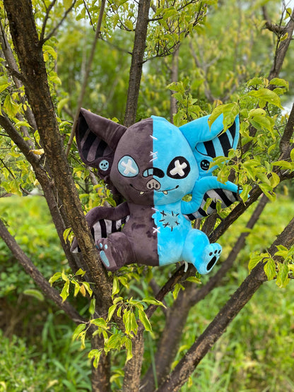 Sweet Cyanide Pastel Goth Bat Plushie -- PREORDER