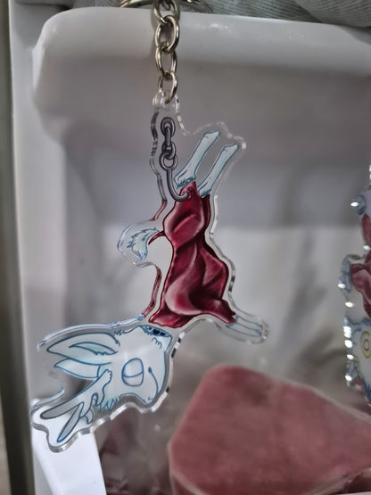 Butcher Shop Keychain Cute Meats Ghost